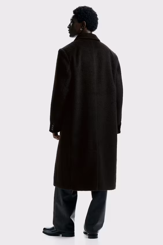 Пальто из шерстяной смеси с пуговицами