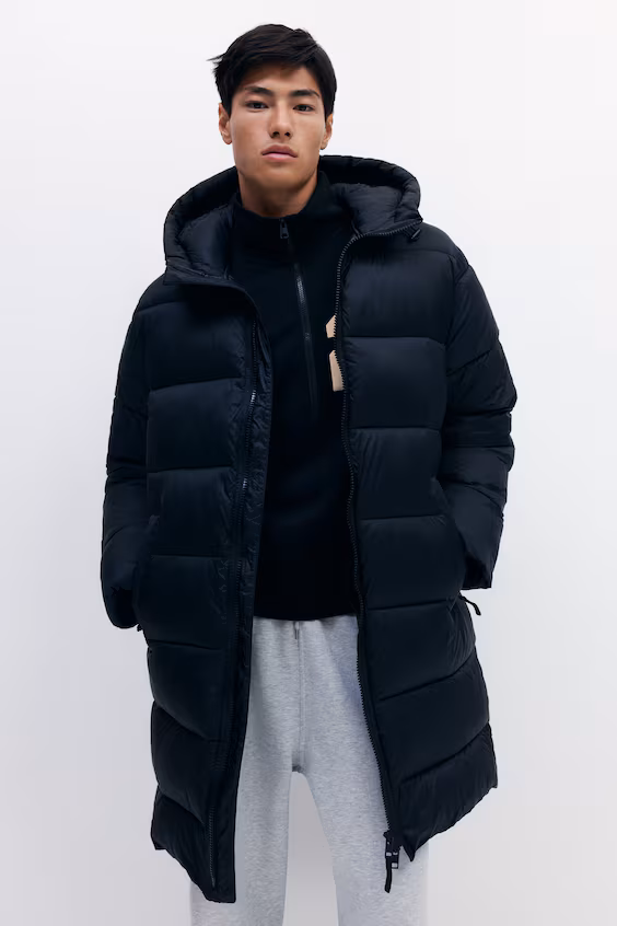 Водонепроницаемый стеганый плащ