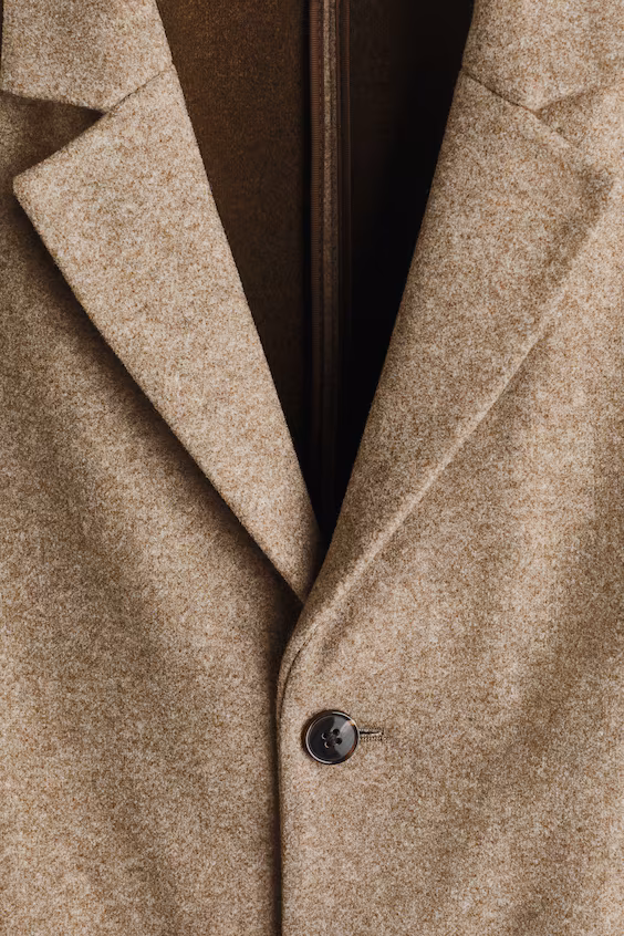 Пальто с пуговичной застежкой