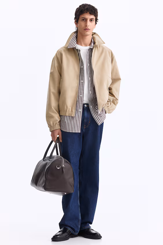 Воротниковая хлопковая куртка