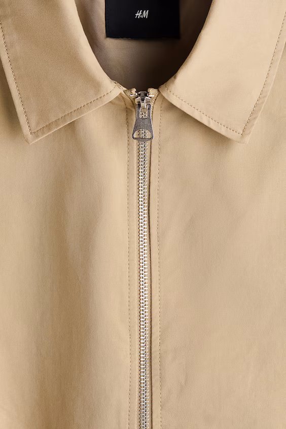 Воротниковая хлопковая куртка