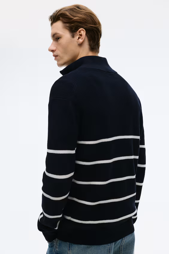 Свитер с молнией regular fit