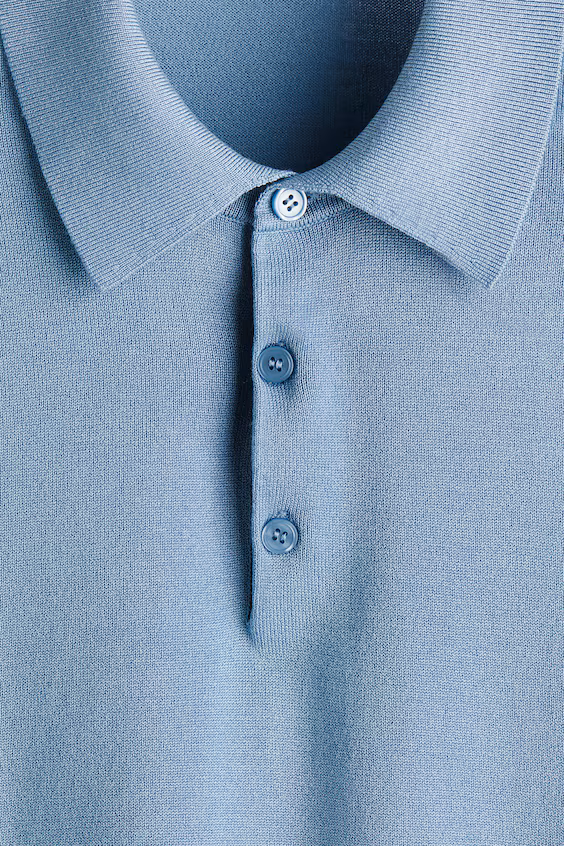 Поло из тонкого трикотажа regular fit