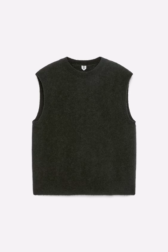 Жилет из шерсти и альпаки