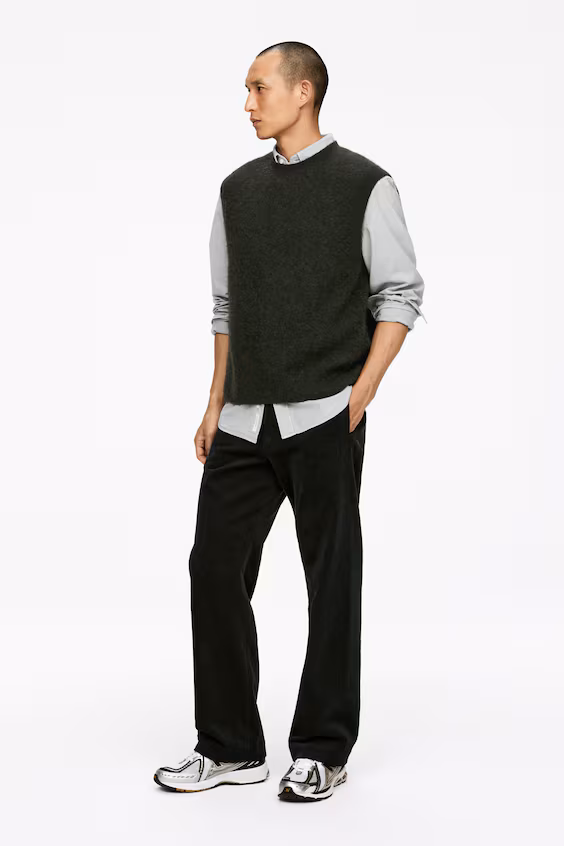 Жилет из шерсти и альпаки