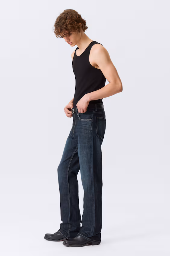 Джинсы mercury mid rise relaxed bootcut leg