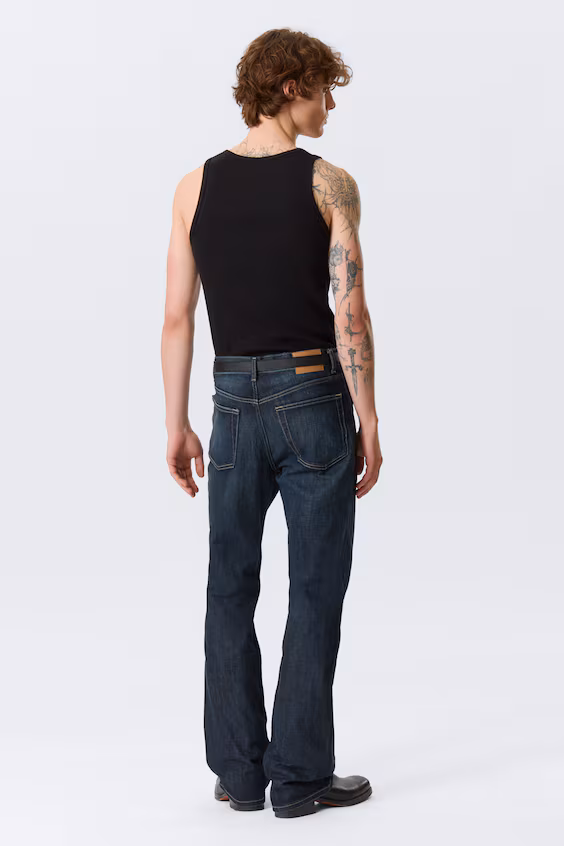 Джинсы mercury mid rise relaxed bootcut leg