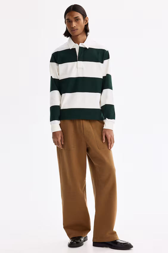 Регбийная свитер в стиле regular fit из хлопка