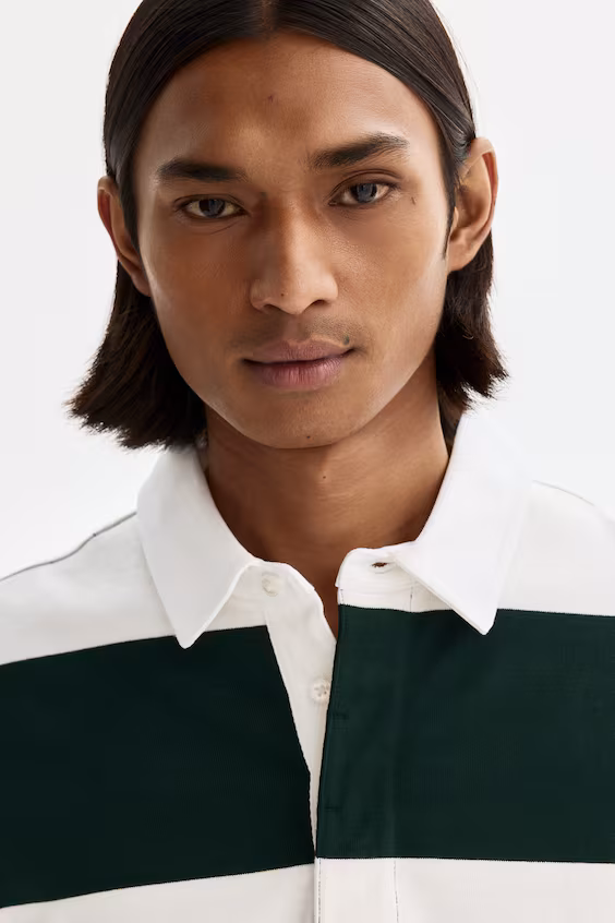 Регбийная свитер в стиле regular fit из хлопка