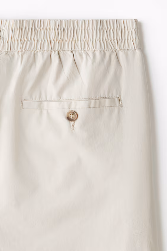 Шорты из поплина свободного кроя