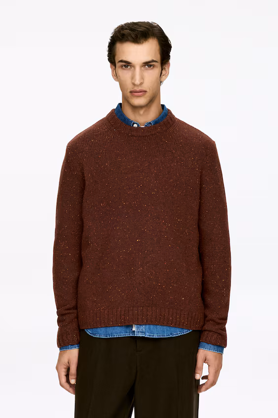 Свитер из шерсти альпака