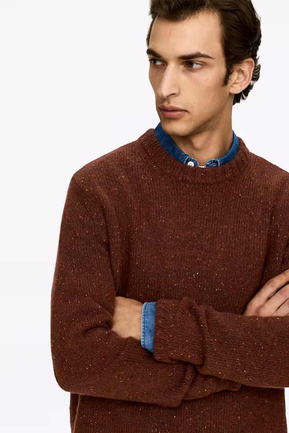 Свитер из шерсти альпака