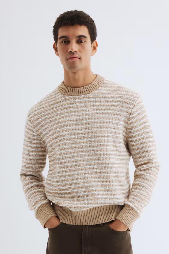 Джемпер с жаккардовым узором regular fit