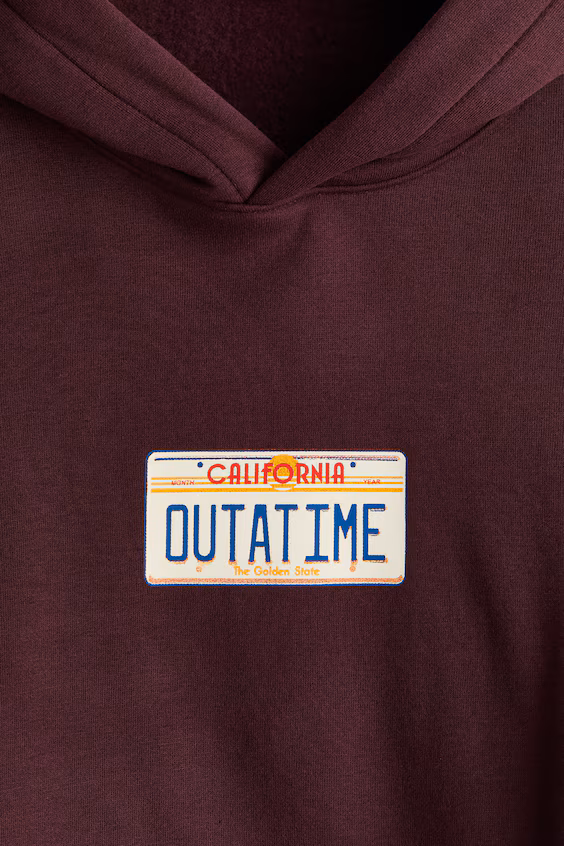 Худи loose fit с капюшоном