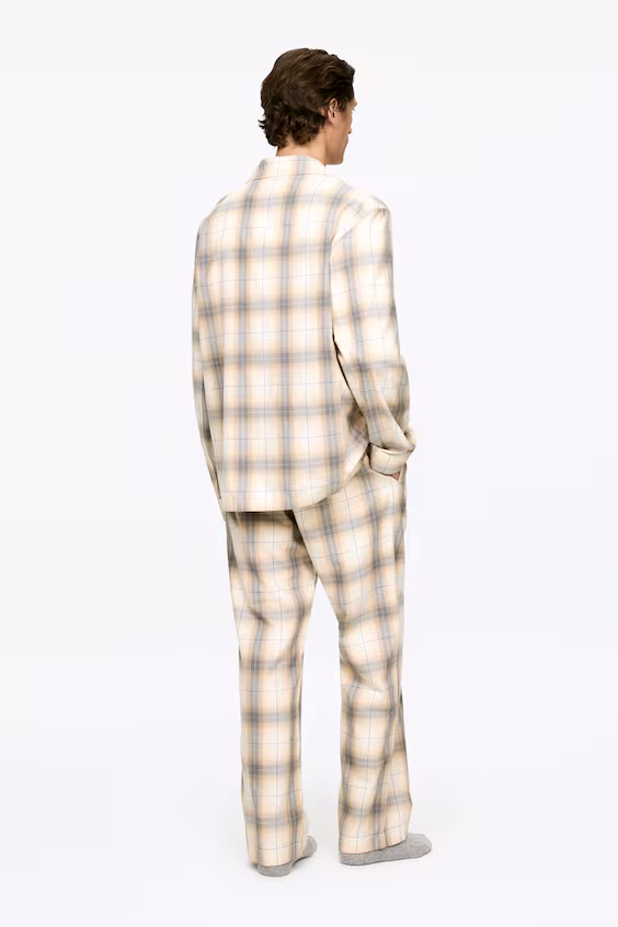 Пижамная рубашка из фланели