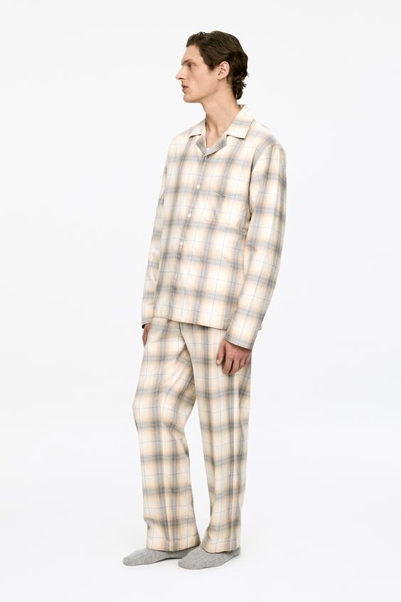 Пижамная рубашка из фланели