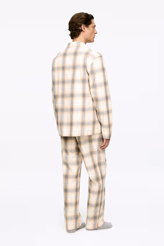 Пижамные брюки из фланели
