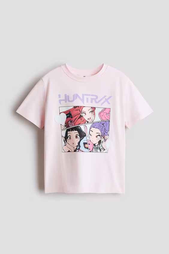 Футболка из хлопка с принтом