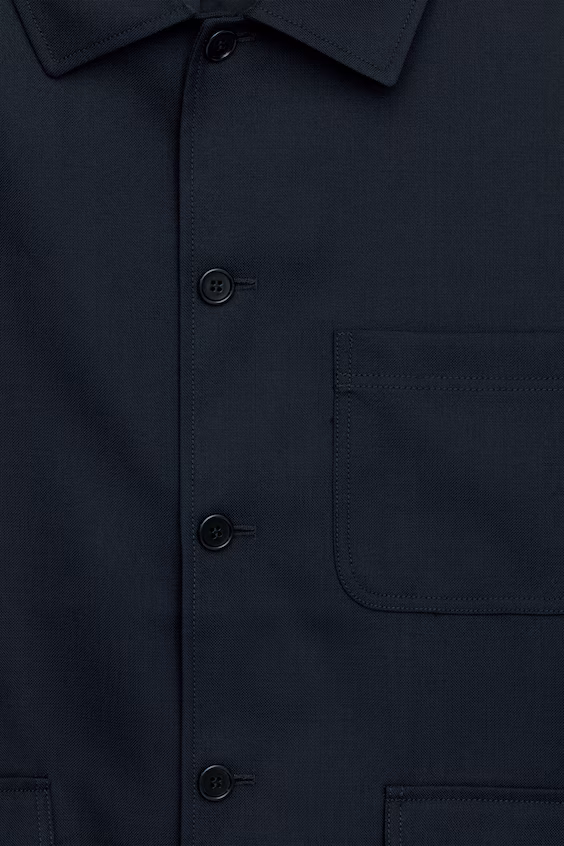 Пальто из ткани хопсак с смесью шерсти