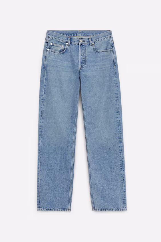Джинсы широкие прямого кроя ocean