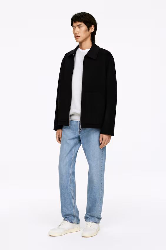 Джинсы широкие прямого кроя ocean