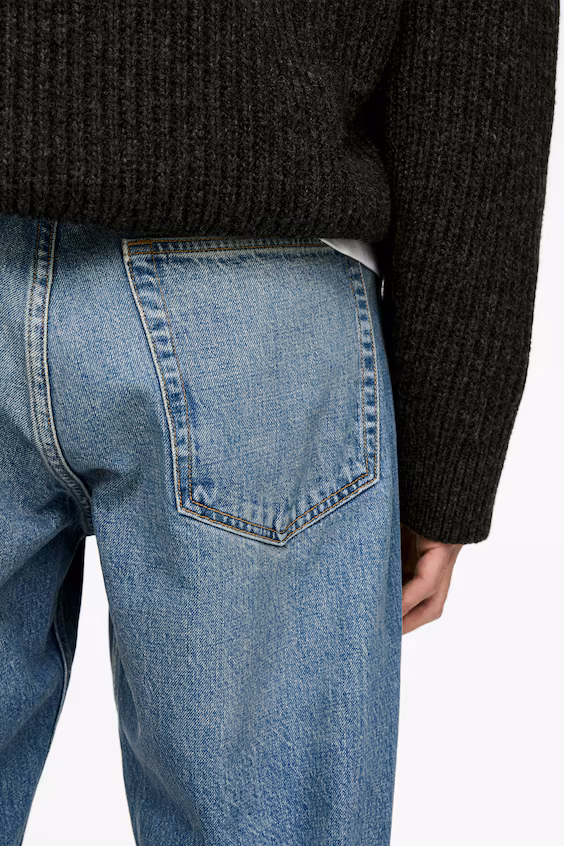 Джинсы широкие прямого кроя ocean