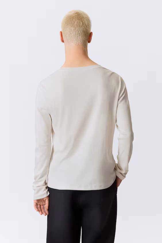 Футболка henley с длинным рукавом