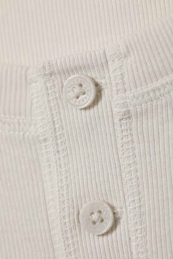 Футболка henley с длинным рукавом