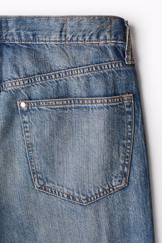 Джинсы легкие прямого покроя straight loose lightweight