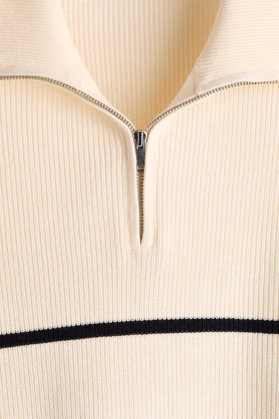 Свитер с молнией regular fit