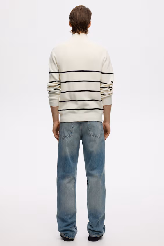 Свитер с молнией regular fit