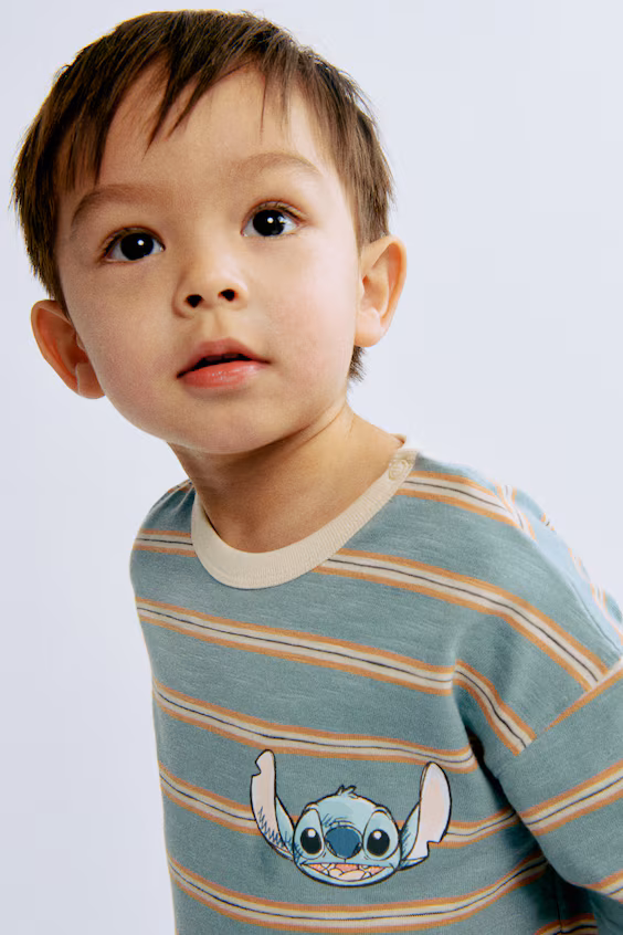 Футболка свободного кроя с принтом