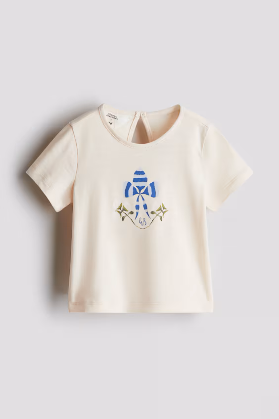 Свитер из хлопка с принтом