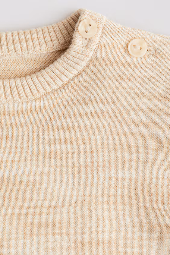 Свитер из хлопковой пряжи