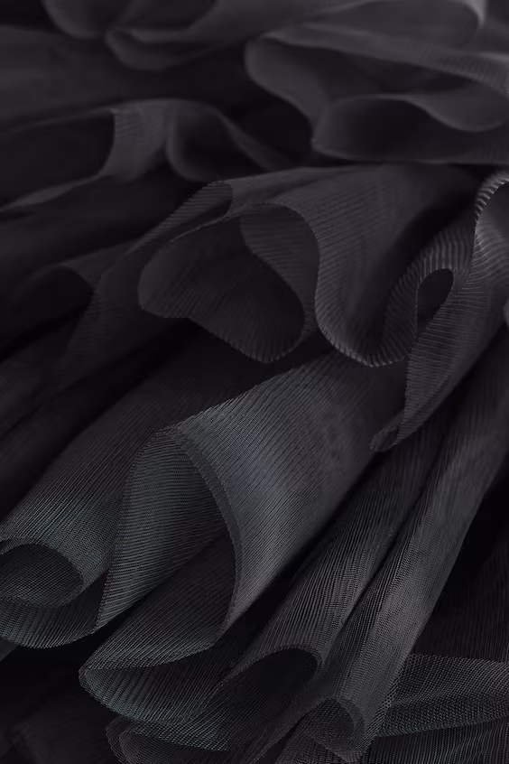 Пышное платье из тюля