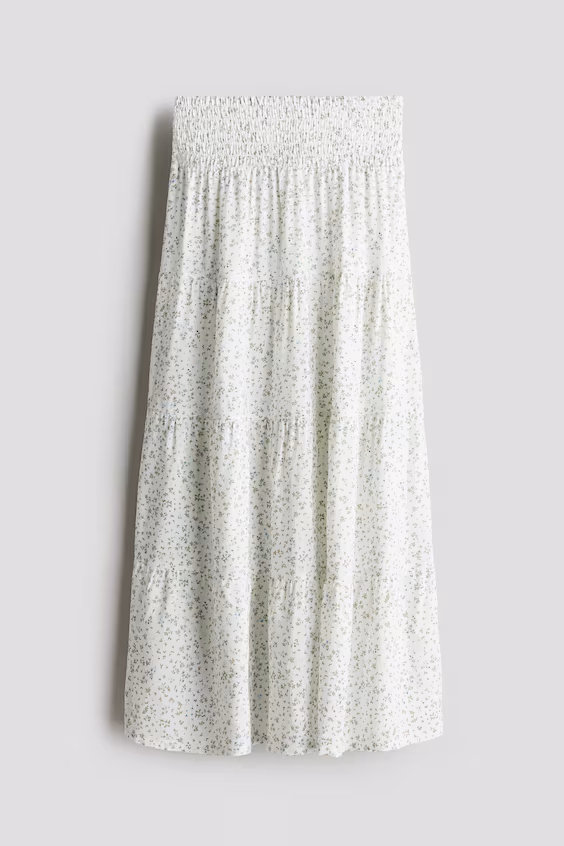 Юбка со смокингом и сборками