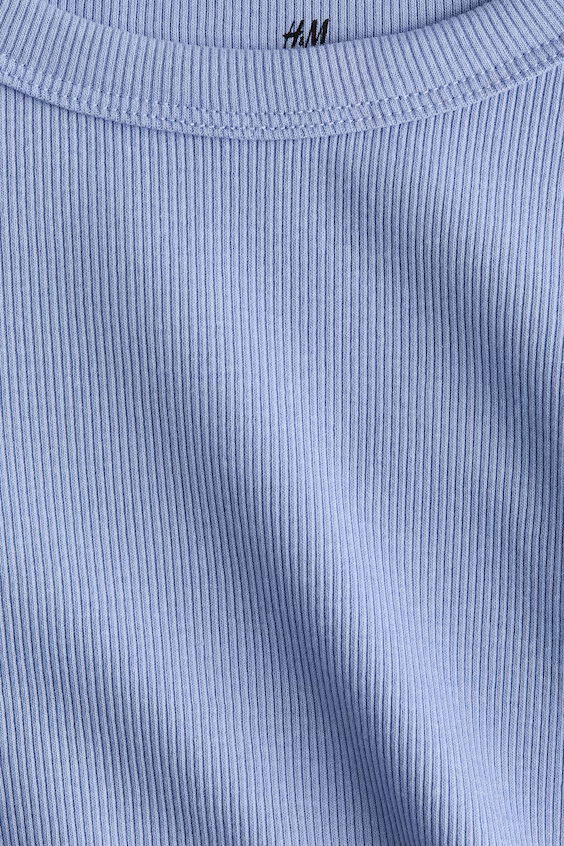 Свитер из хлопкового рубчика в стиле джерси