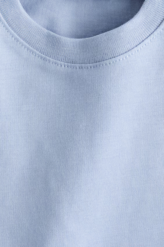 Футболка из хлопка пима свободного кроя