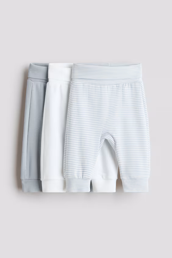 Набор из 3 брюк с разворачивающимся поясом