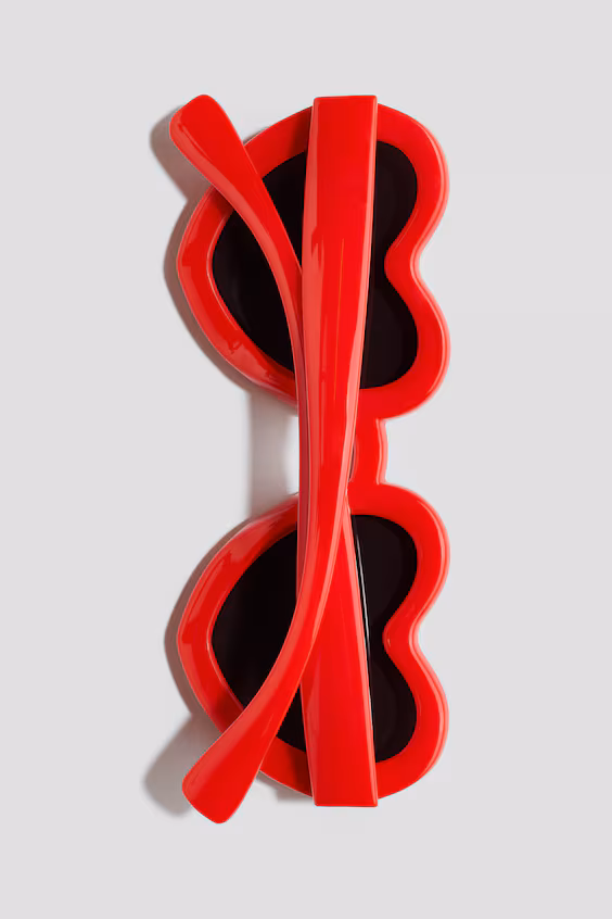 Солнечные очки в форме сердца