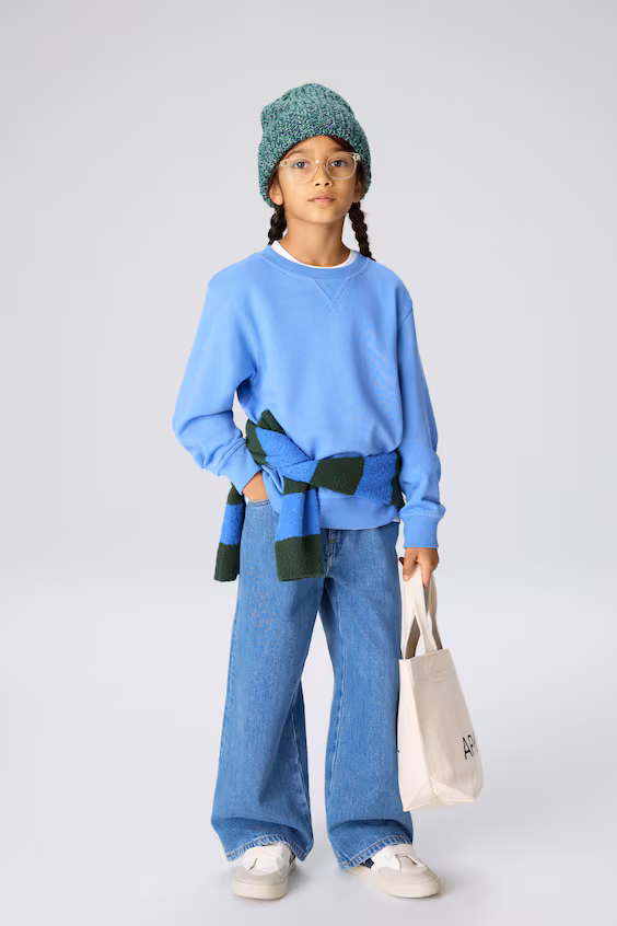 Шапка из мраморного хлопкового трикотажа