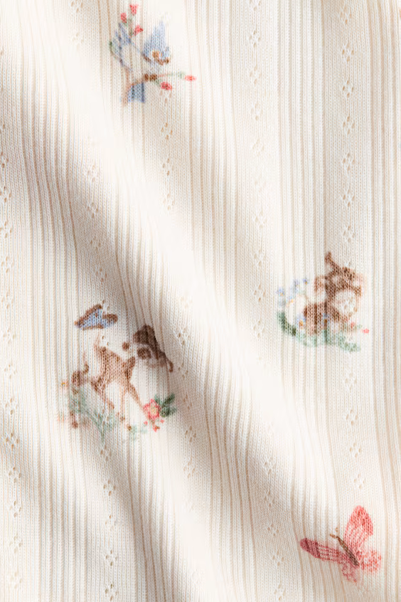 Пижама из вискозы с принтом из отверстий