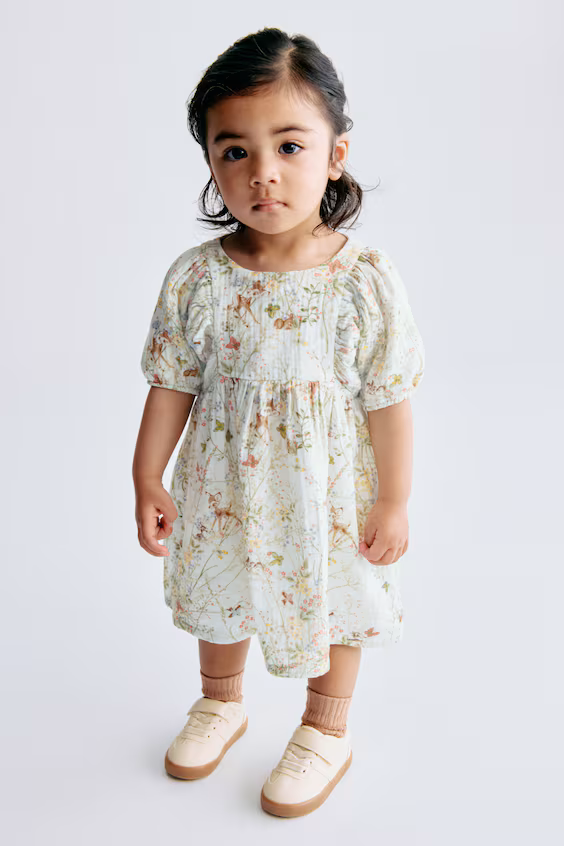 Платье из хлопкового муслина