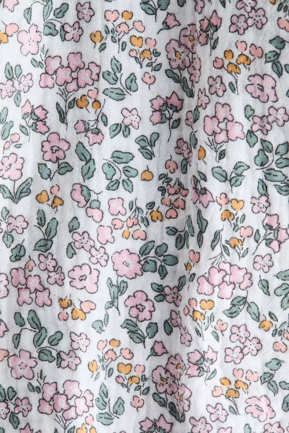 Блуза из хлопковой муселина