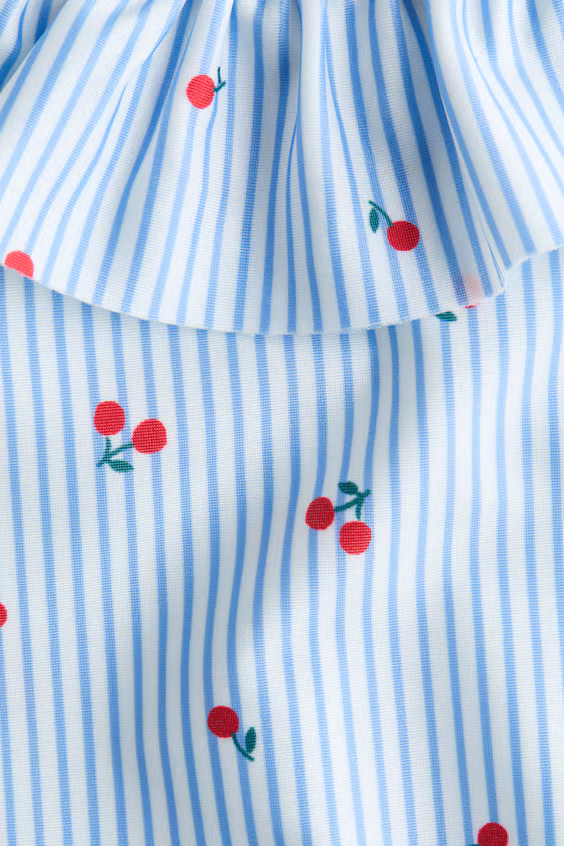 Купальник с оборкой