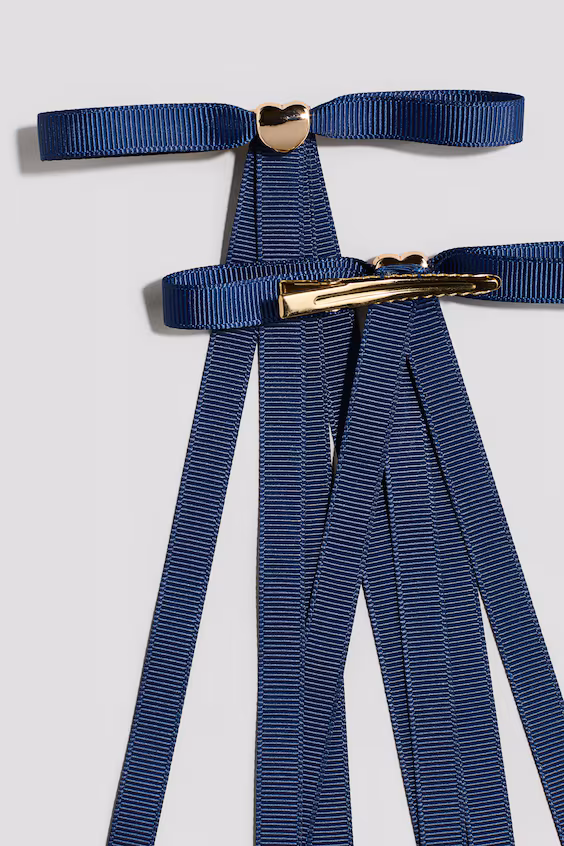 Набор из 2 заколок с бантом для волос