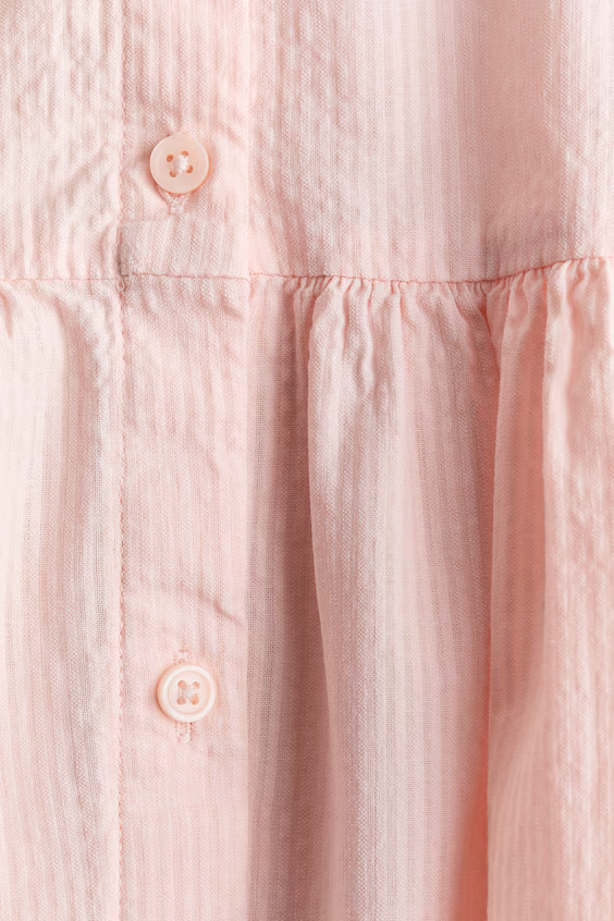 Платье без рукавов из меланжевой ткани