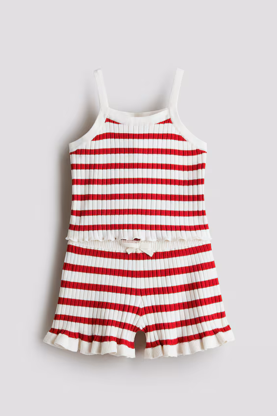 Двухштучный комплект из рубчиковой ткани