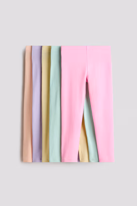 Пакет из 5 леггинсов из джерси