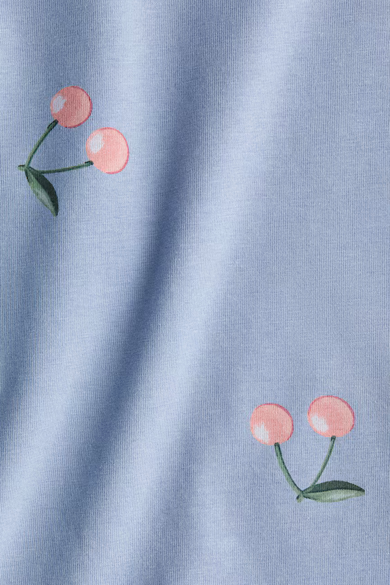 Свитер из джерси с принтом